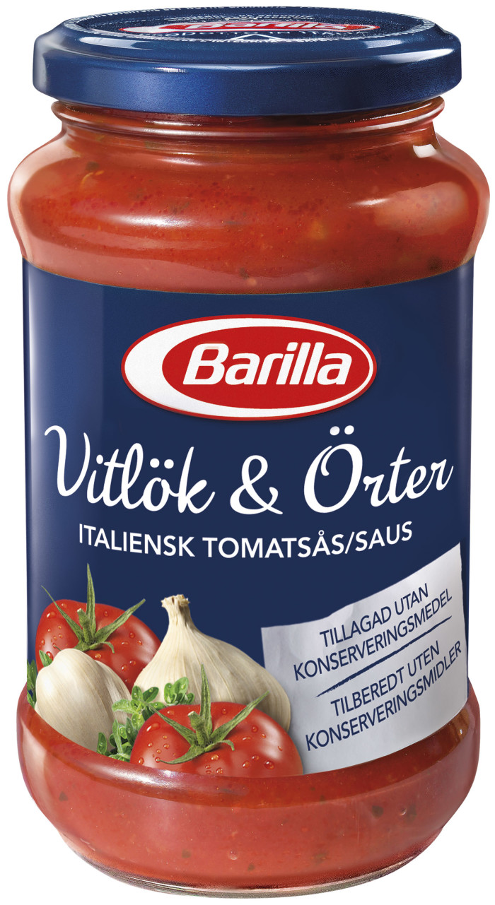 Pastasås med Vitlök och Örter från Barilla